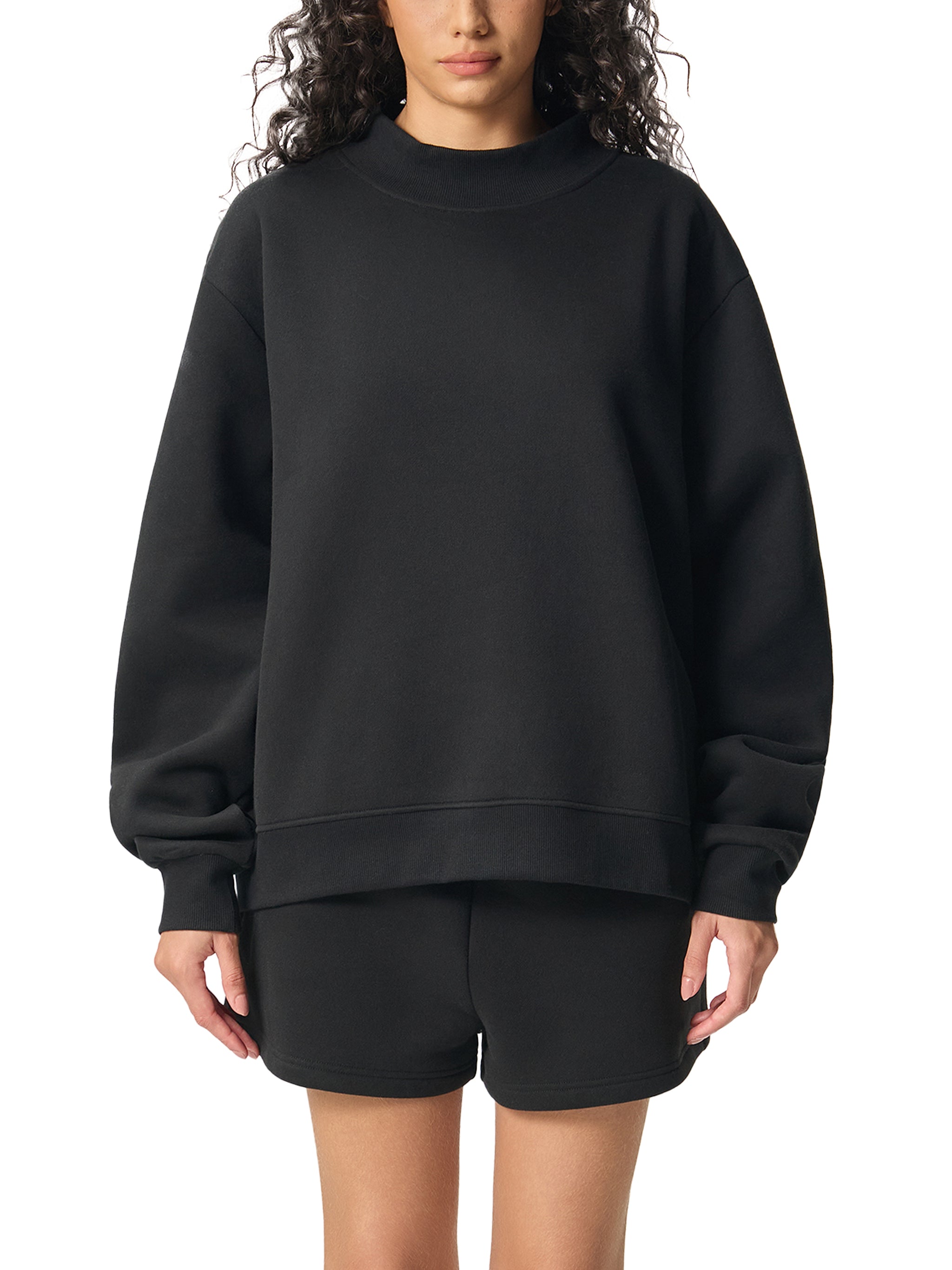 Dead Head Thunder Essential Fleece Mid-Neck Crew Sweatshirt