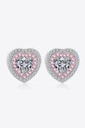 Sparkala™ Heart-Shaped Stud Earrings