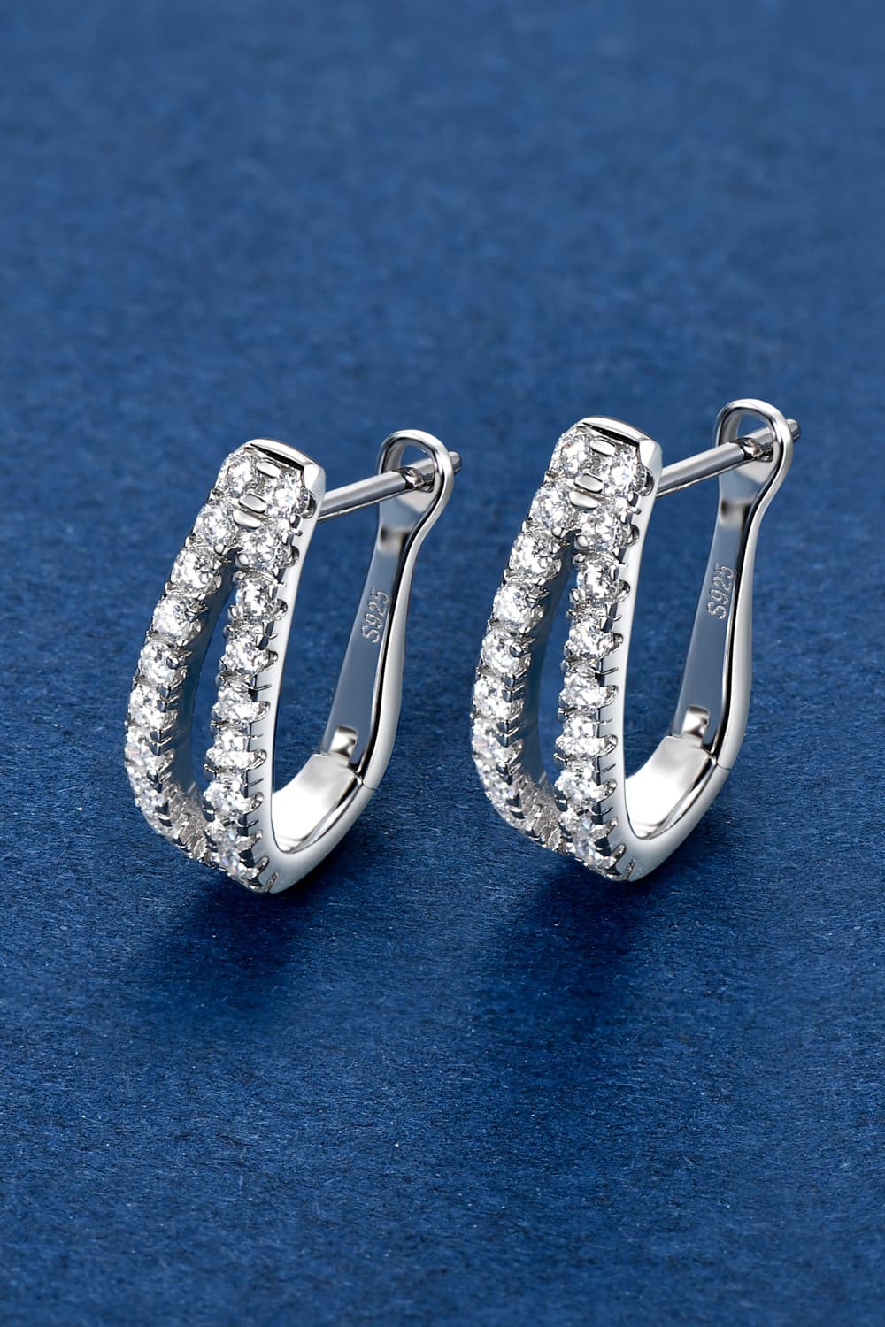Sparkala™ Platinum-Plated 925 Sterling Silver Earrings