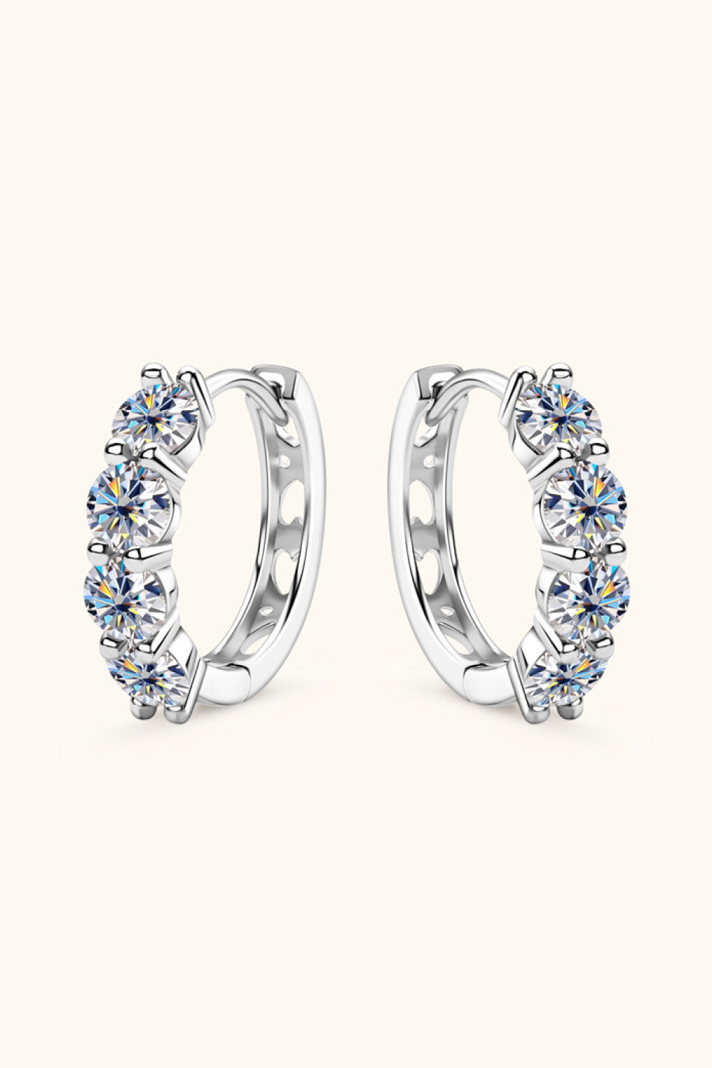 2.4 Carat Sparkala™ Huggie Earrings