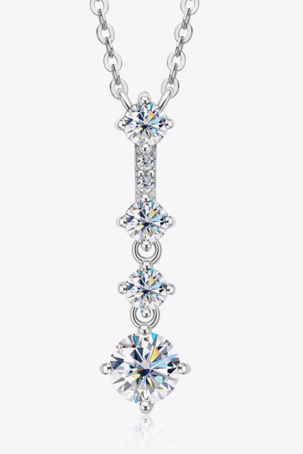 Adored Keep You There Multi-Sparkala™ Pendant Necklace (Platinum-Plated Fine Silver)