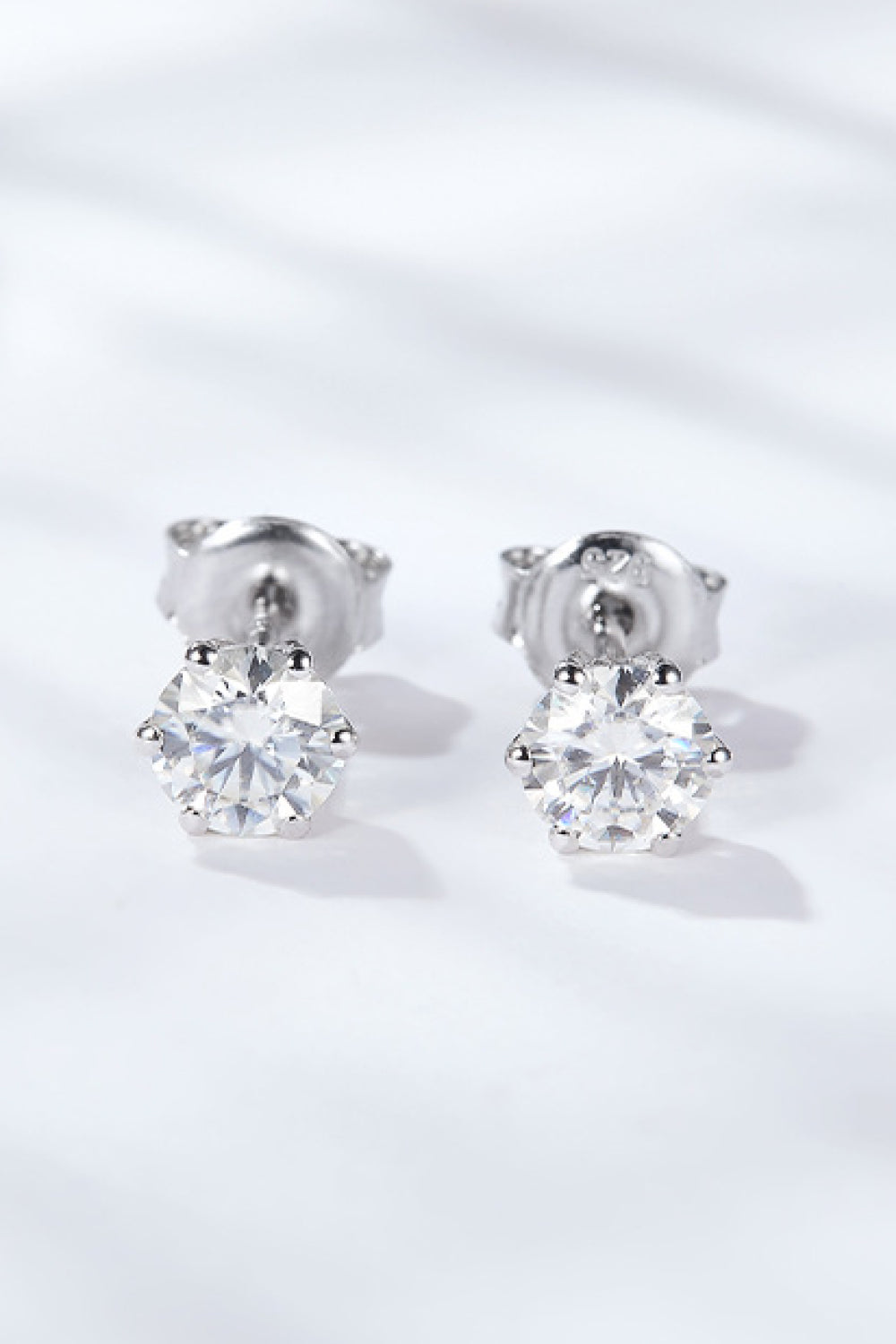 Good Days Ahead Sparkala™ Stud Earrings (Platinum-Plated Fine Silver)