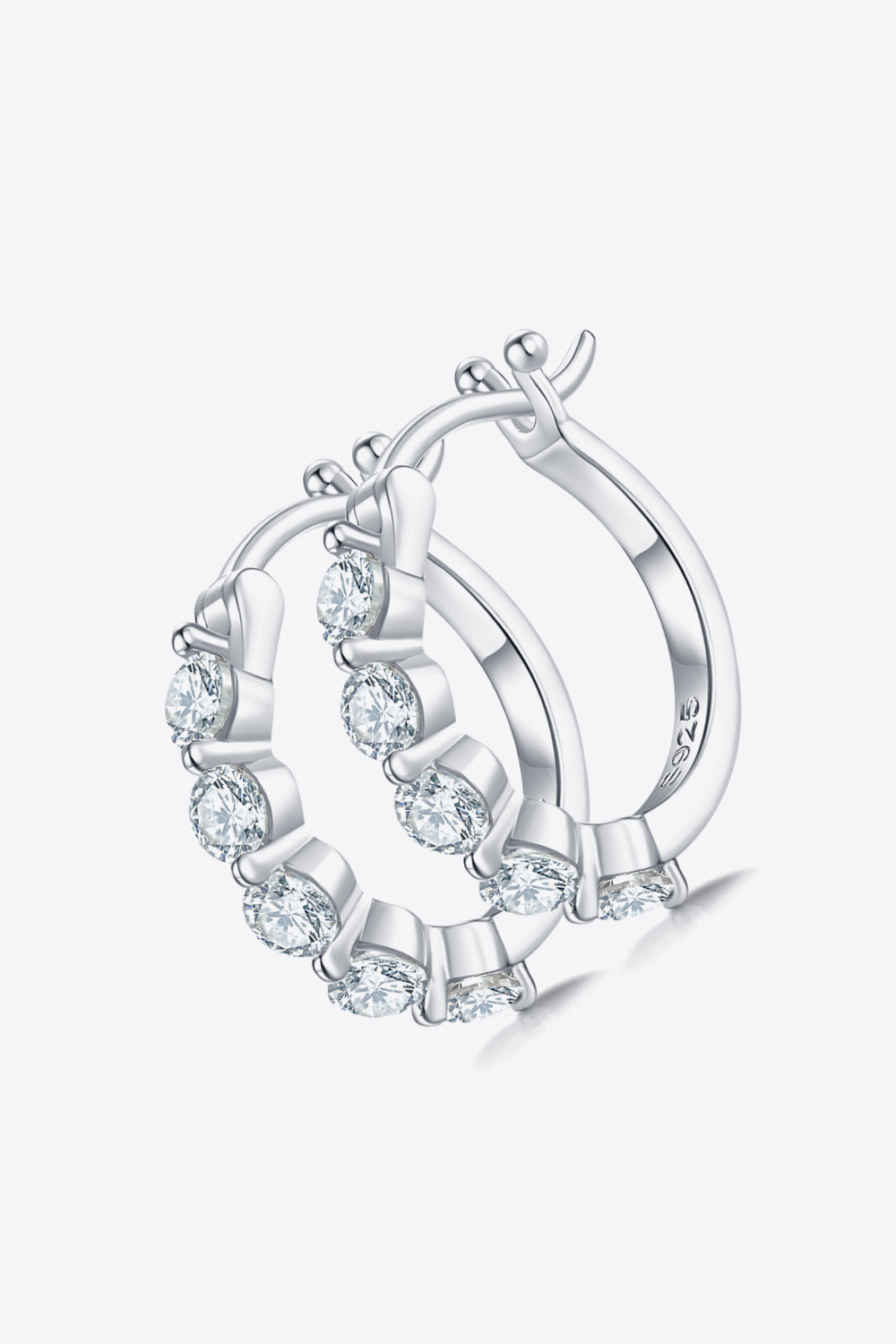 Adored 1 Carat Sparkala™ Platinum-Plated 925 Sterling Silver Earrings