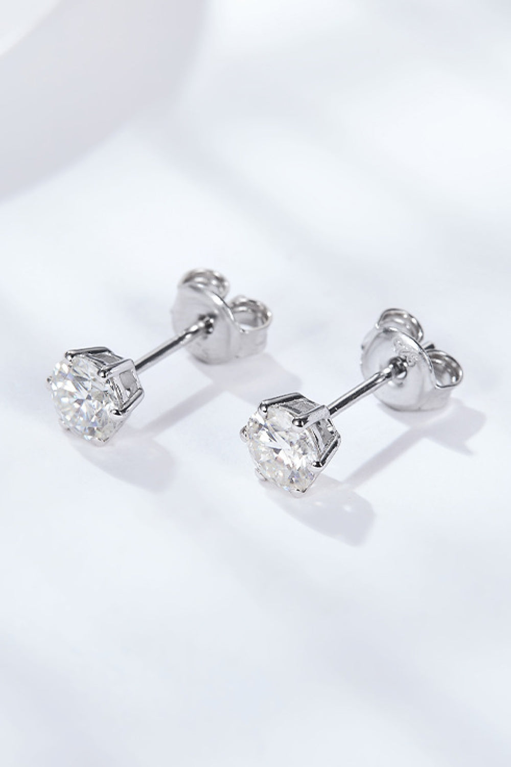 Good Days Ahead Sparkala™ Stud Earrings (Platinum-Plated Fine Silver)