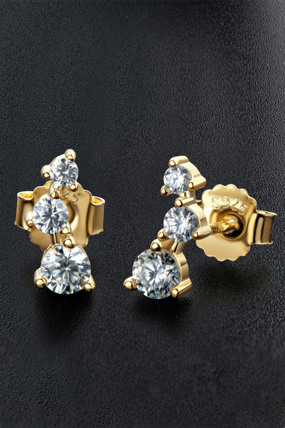 Adored Your Way Sparkala™ Stud Earrings (Platinum-Plated Fine Silver)