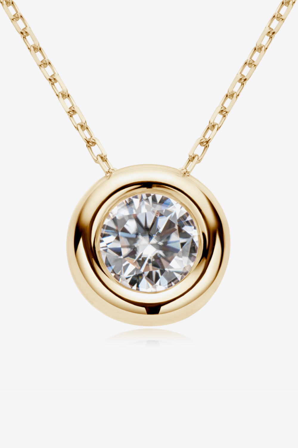 Adored 1 Carat Sparkala™ Pendant 925 Sterling Silver Necklace (Platinum-Plated Fine Silver)