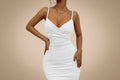 White Crisscross Dress