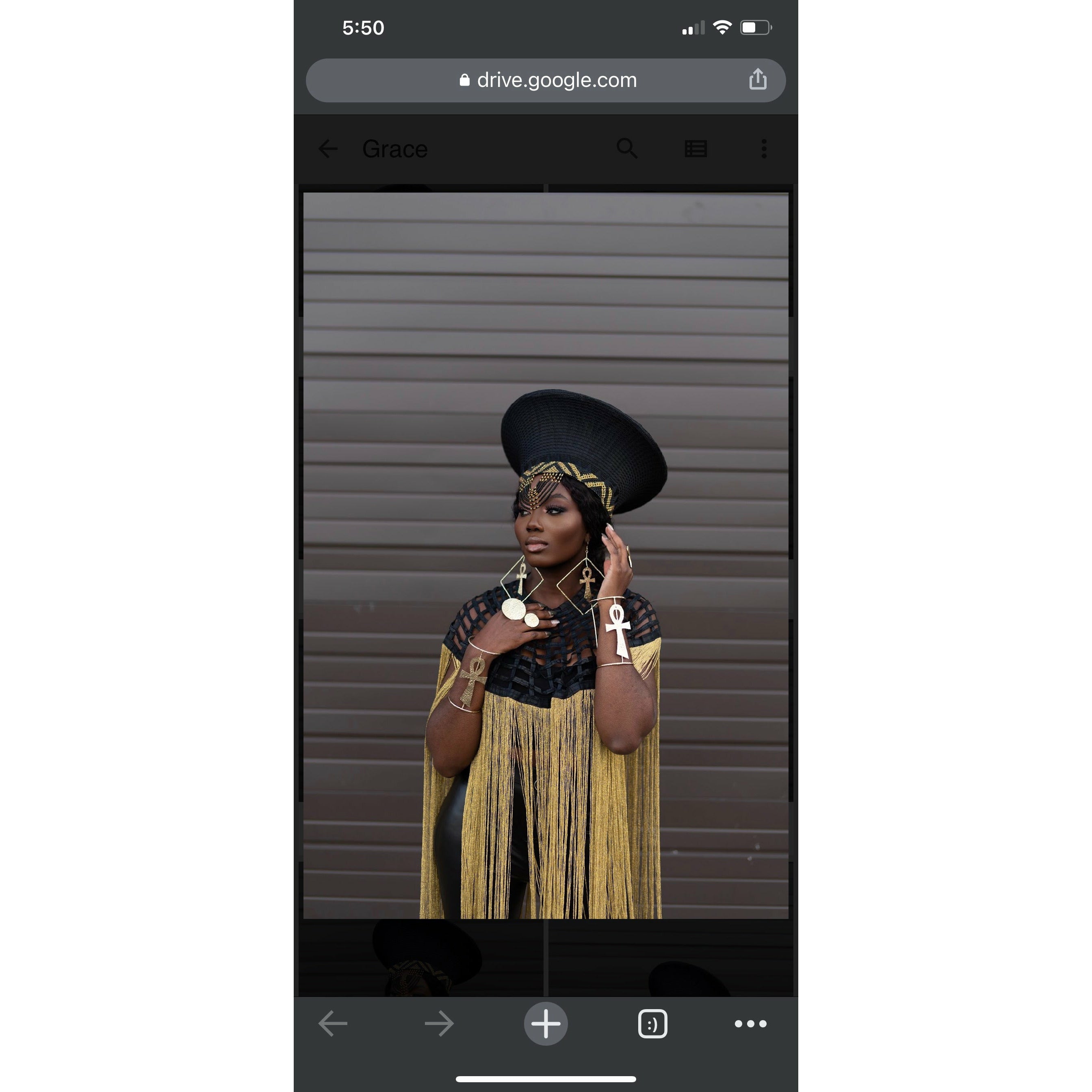 Queen Ankara Laced /Laticed Long Fringe Cape