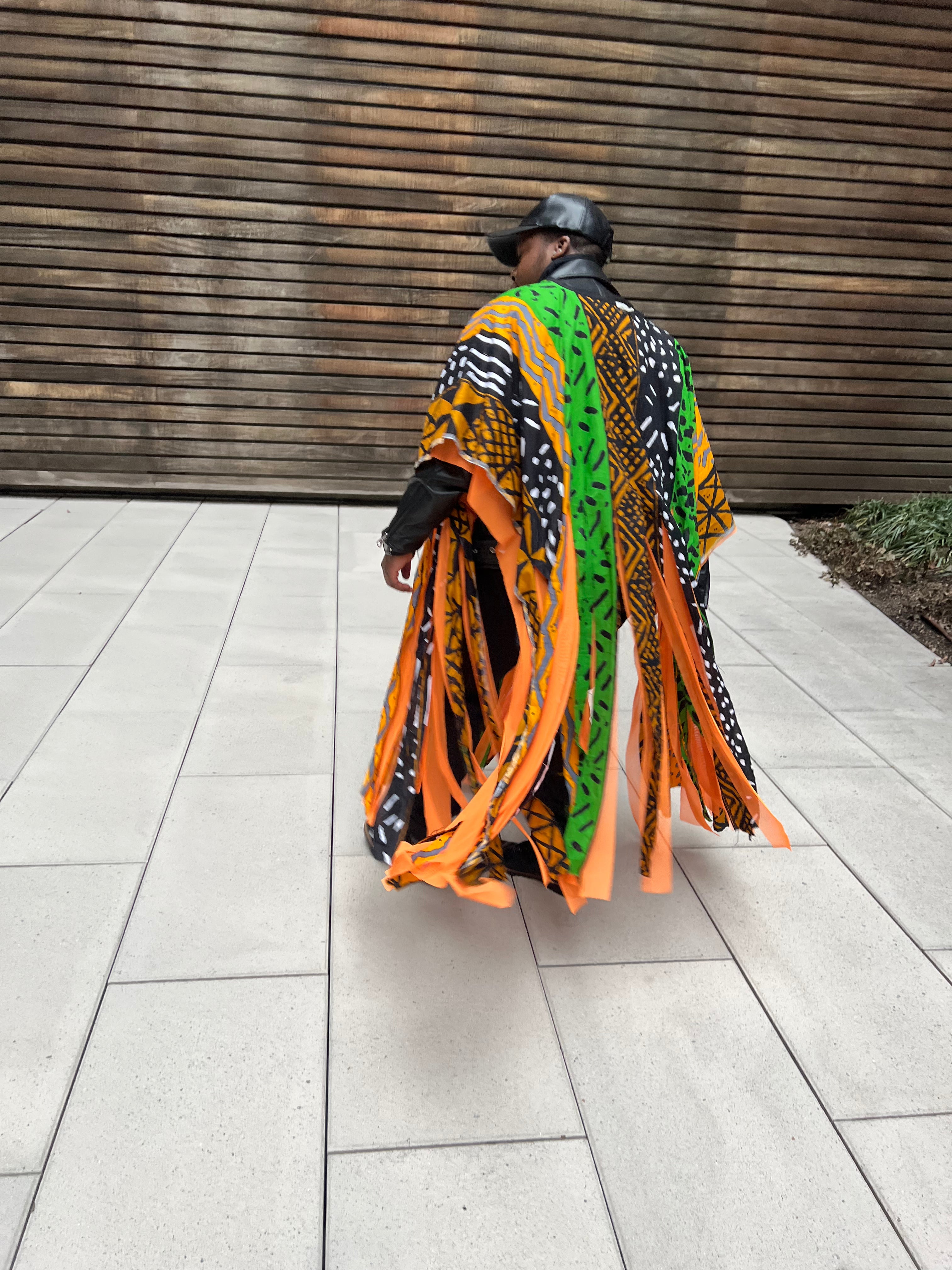 African Print 2 layer kaftan
