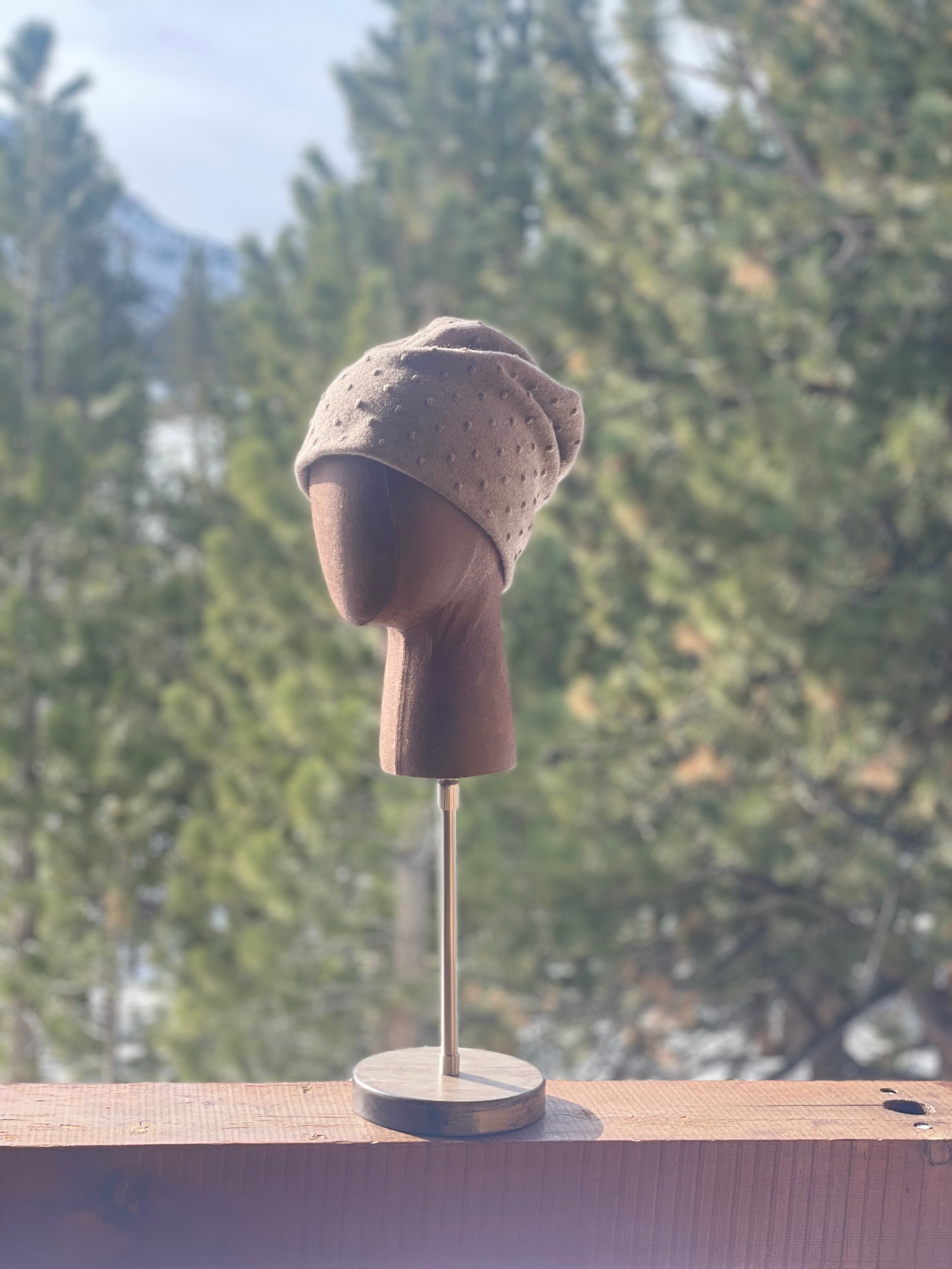 Hat: Muumtei Reversible 100% Cashmere