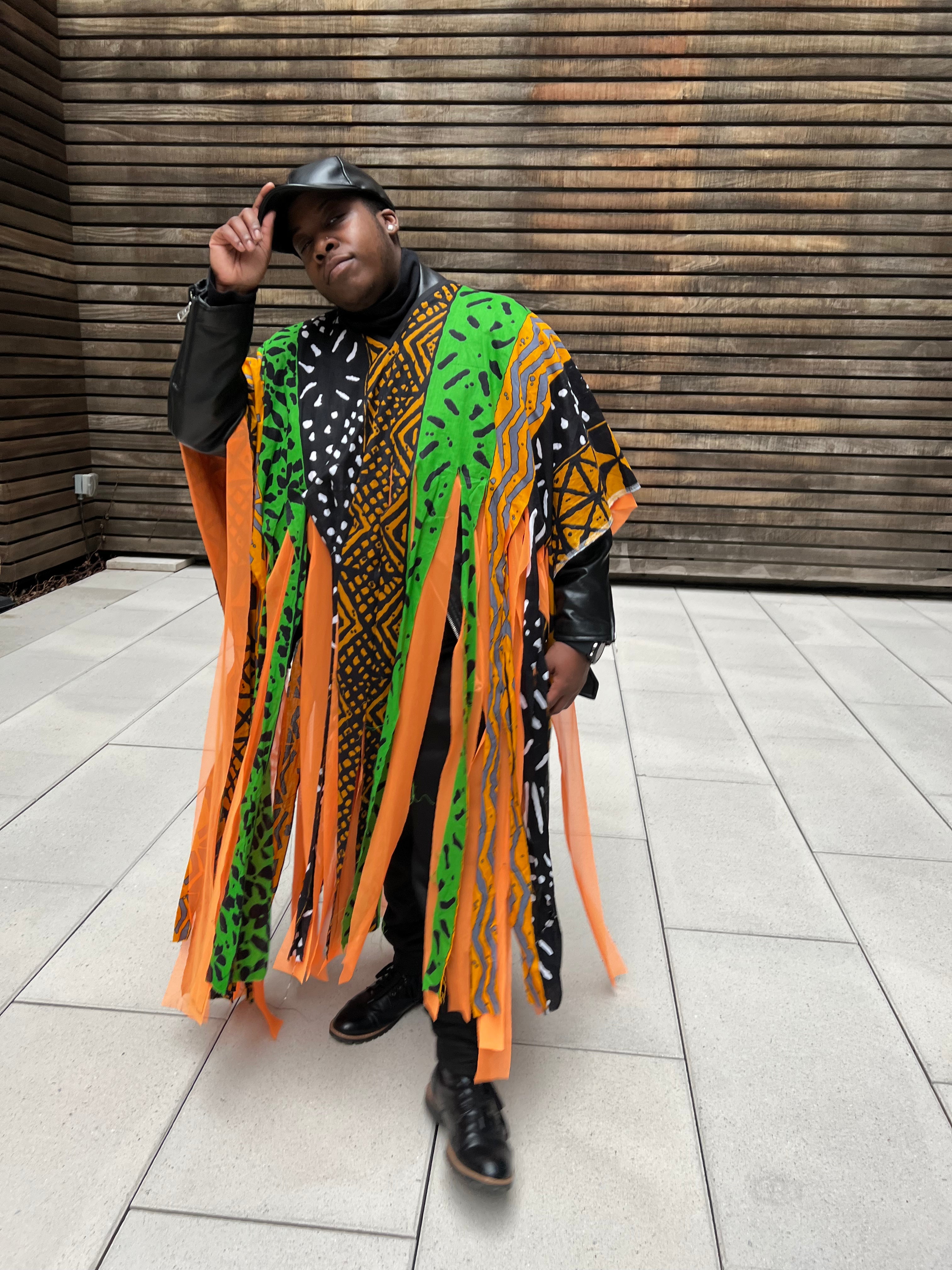 African Print 2 layer kaftan