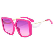 Vibrant Irregular Square Sunglasses