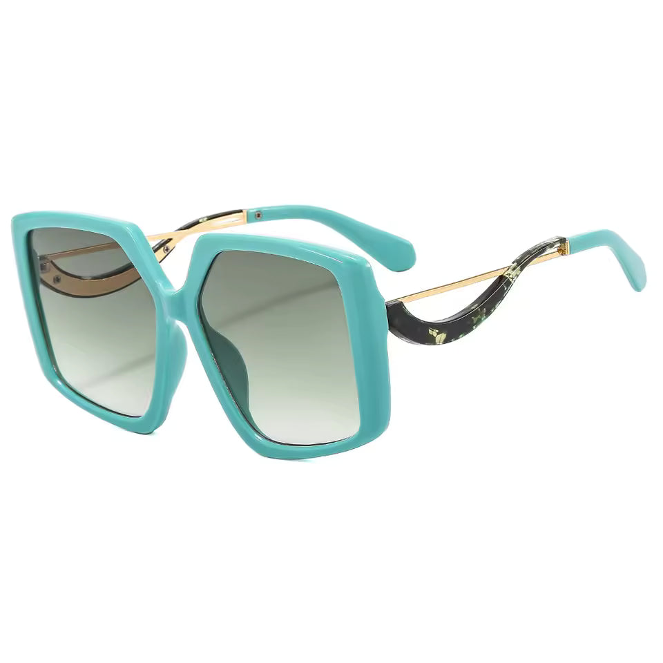 Vibrant Irregular Square Sunglasses