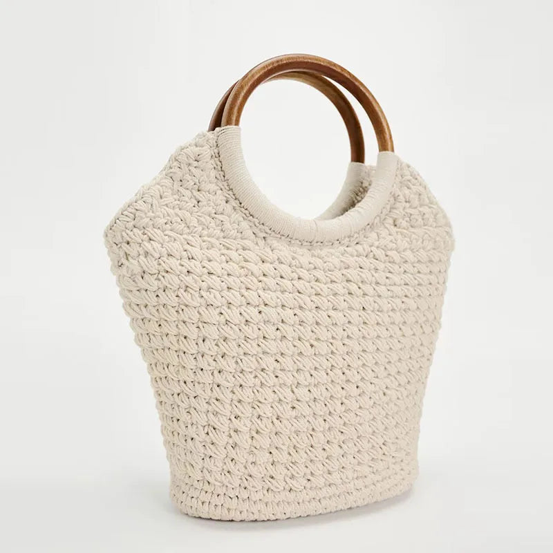 Isla Knitted Bucket Shoulder Bag