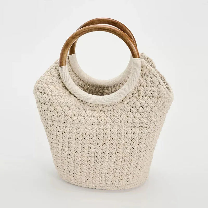 Isla Knitted Bucket Shoulder Bag