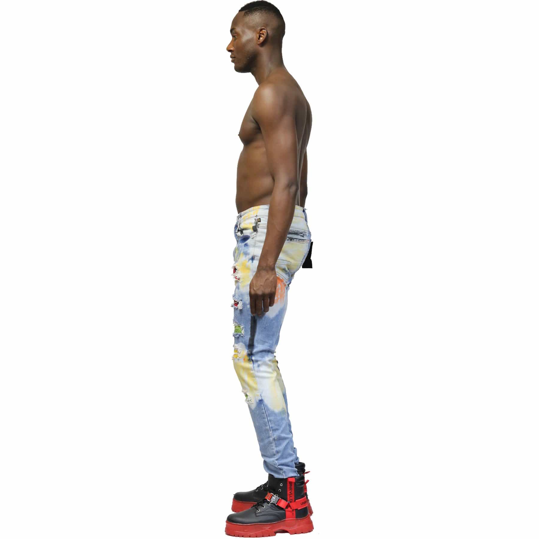 Misto Limited Premium Washed Denim Pants.