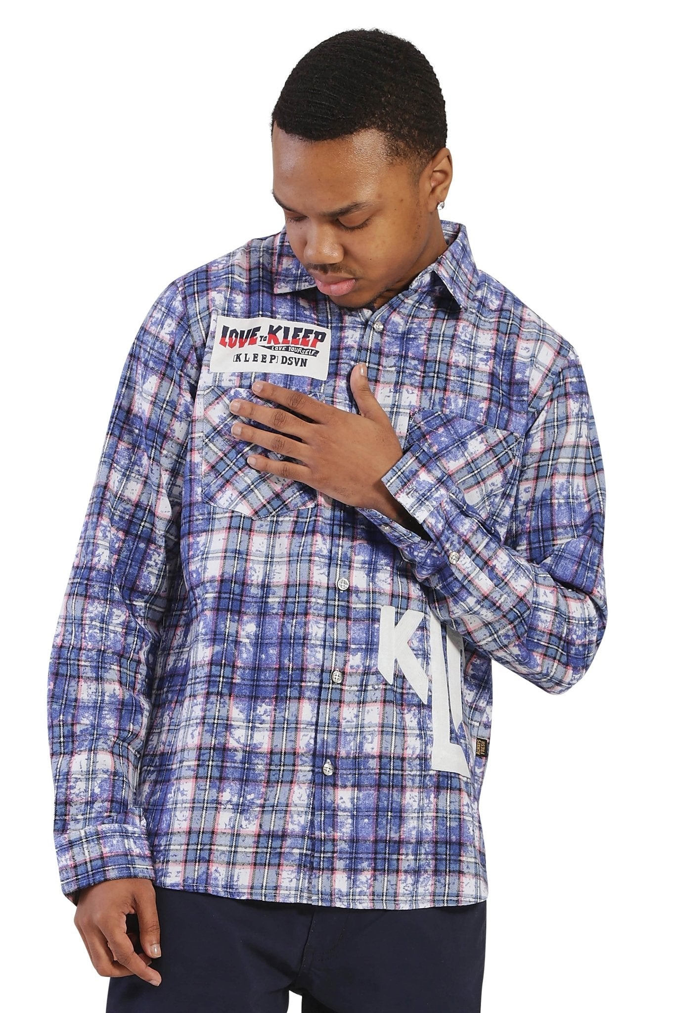Unik Men's premium flannel button down shirt