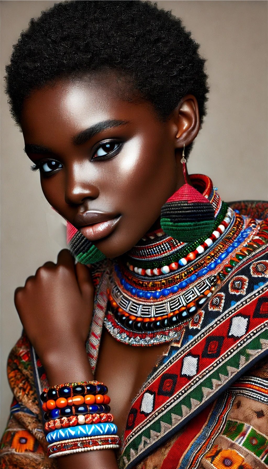 Kubwa Basket Drop Earrings