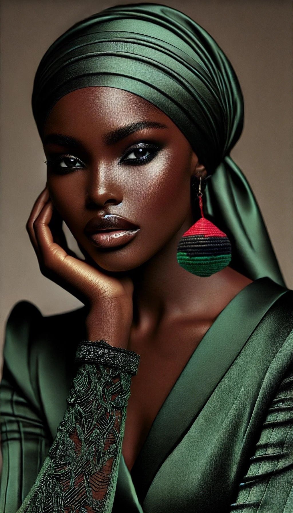 Kubwa Basket Drop Earrings