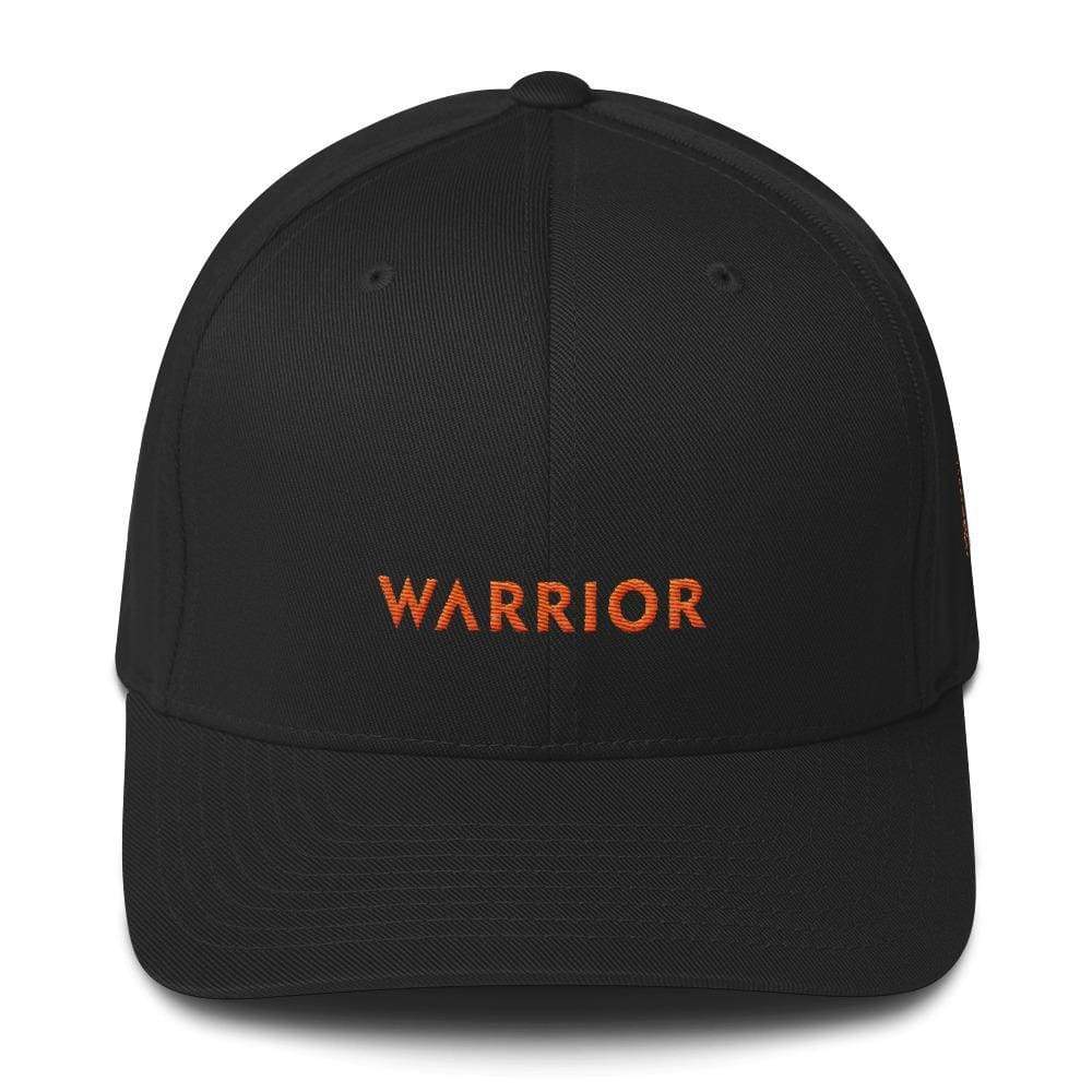 Leukemia Awareness Twill Fitted Hat with Warrior & Orange Ribbon