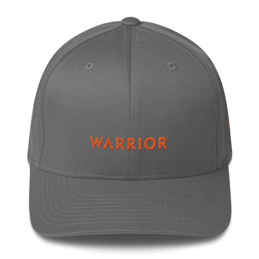 Leukemia Awareness Twill Fitted Hat with Warrior & Orange Ribbon
