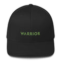 Lymphoma Awareness Twill Fitted Hat with Warrior & Green Ribbon