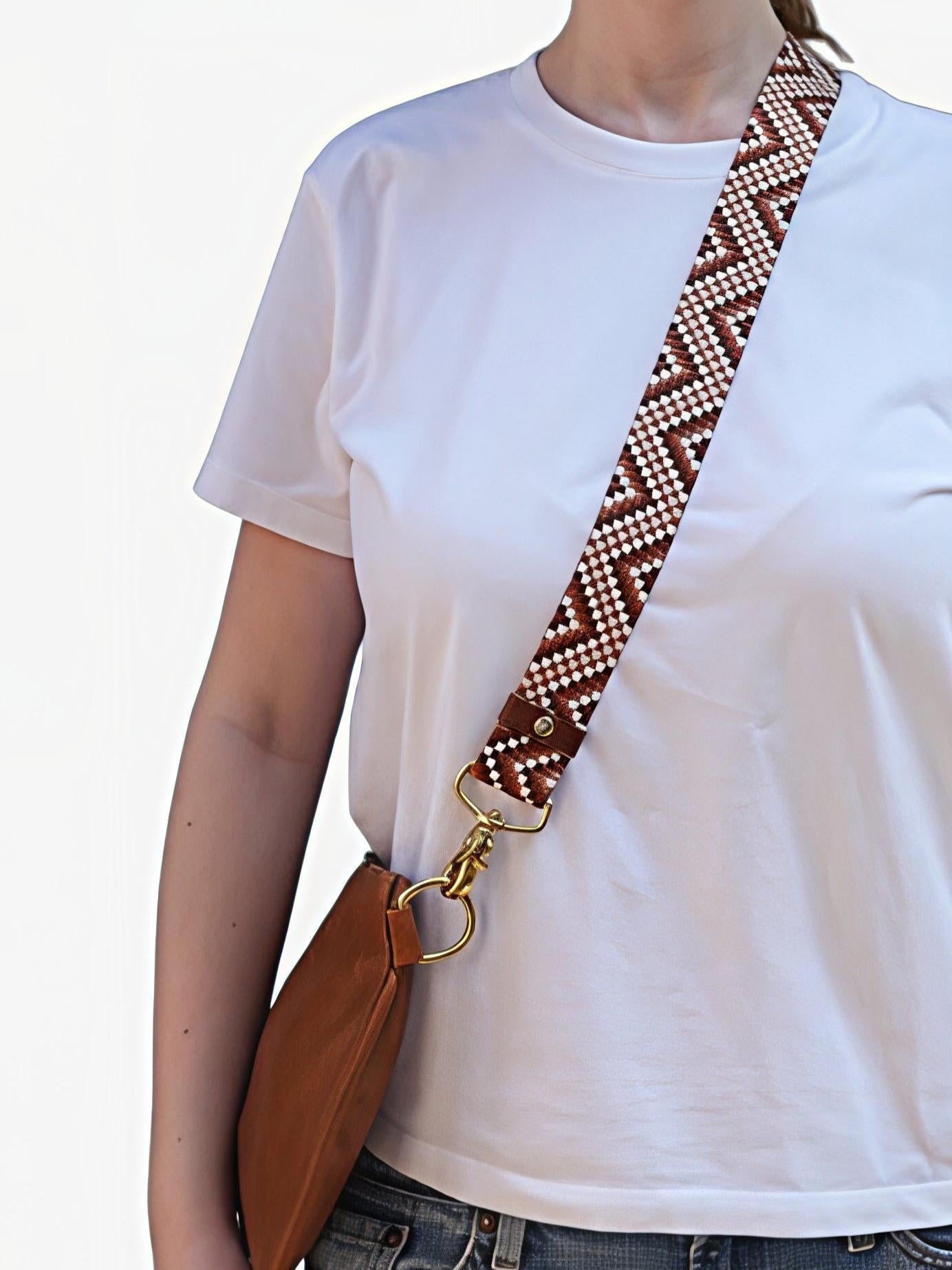 Alice Crossbody Bag, Brown Leather