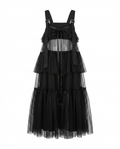 Boundless Mesh Tiered Maxi Dress