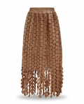 Spirited Tassel Midi Skirt