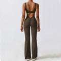 Make It Sexy Brown Push-Up Jumpsuit