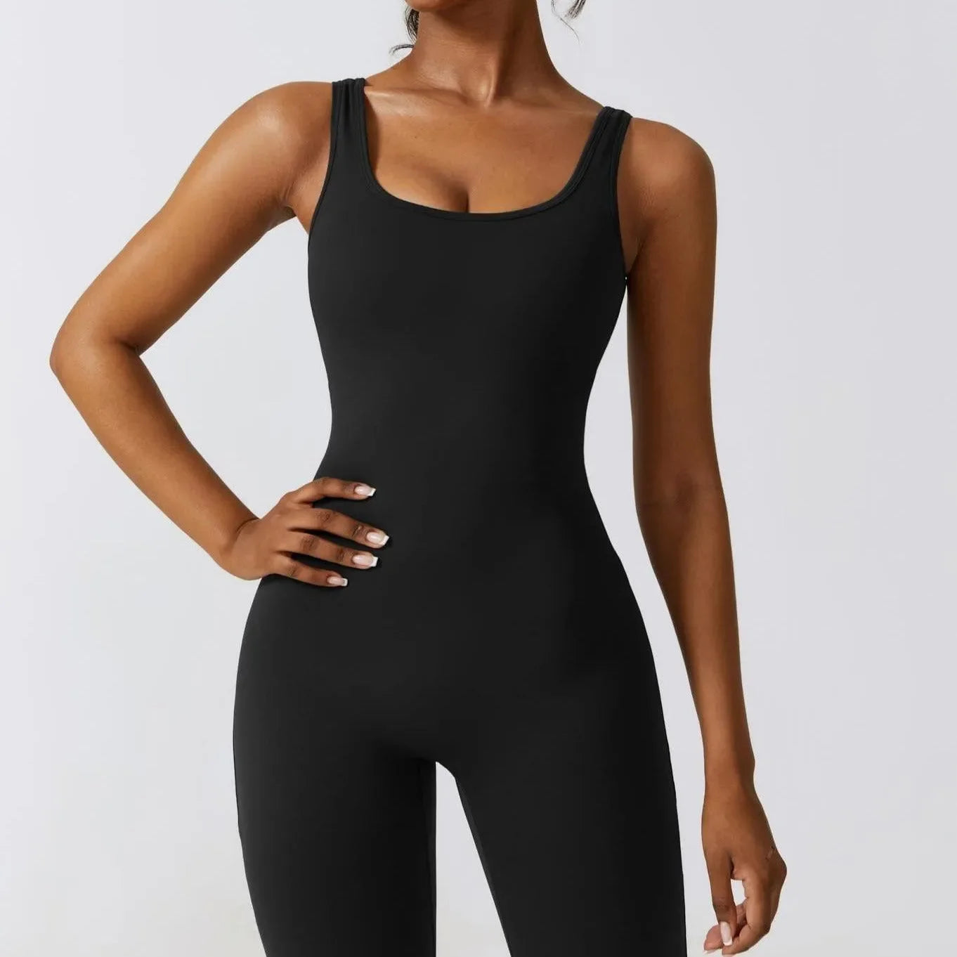 Make It Sexy Black Push-Up Jumpsuit