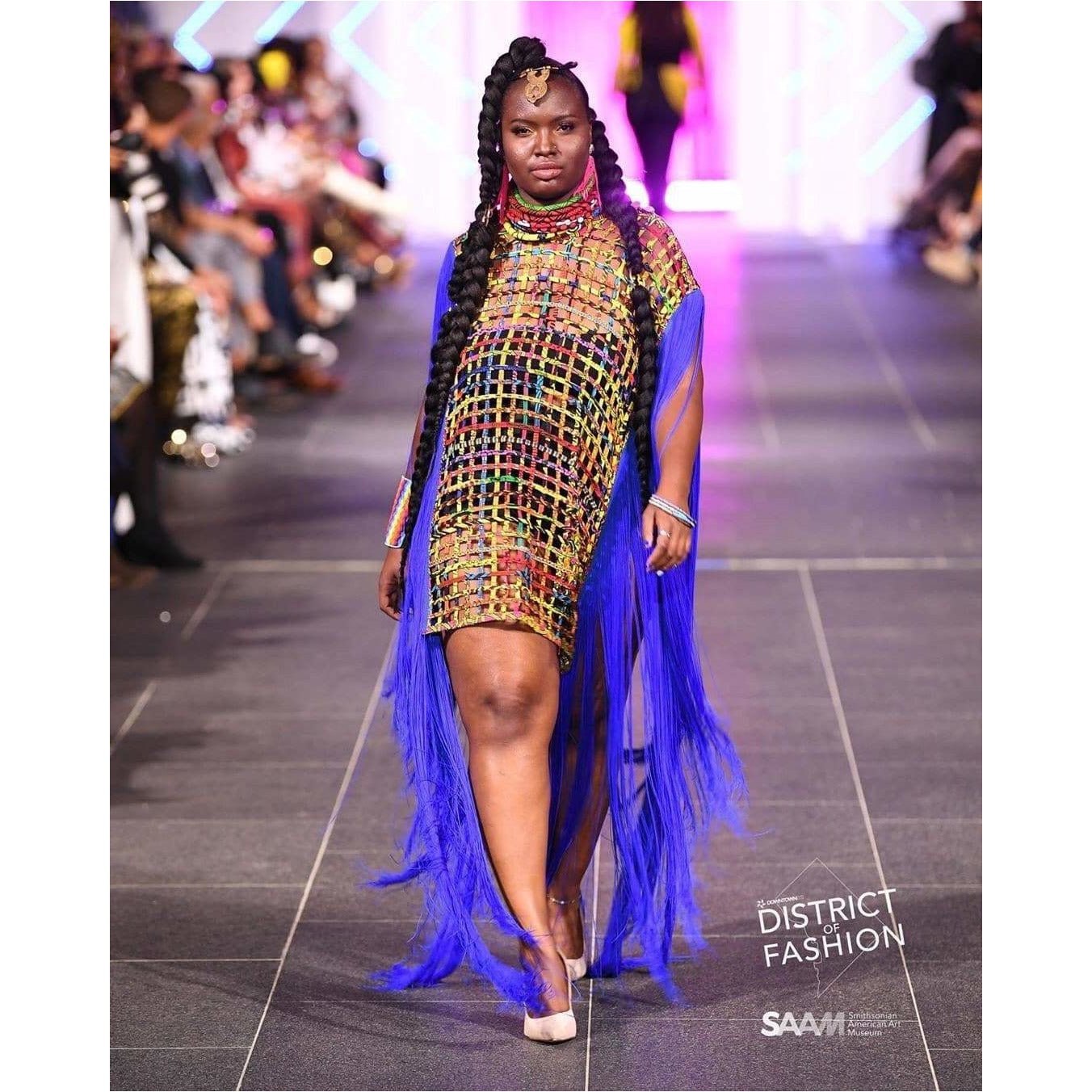 Makeda, Queen of Sheba Royal Fringe Cape/Cover-up