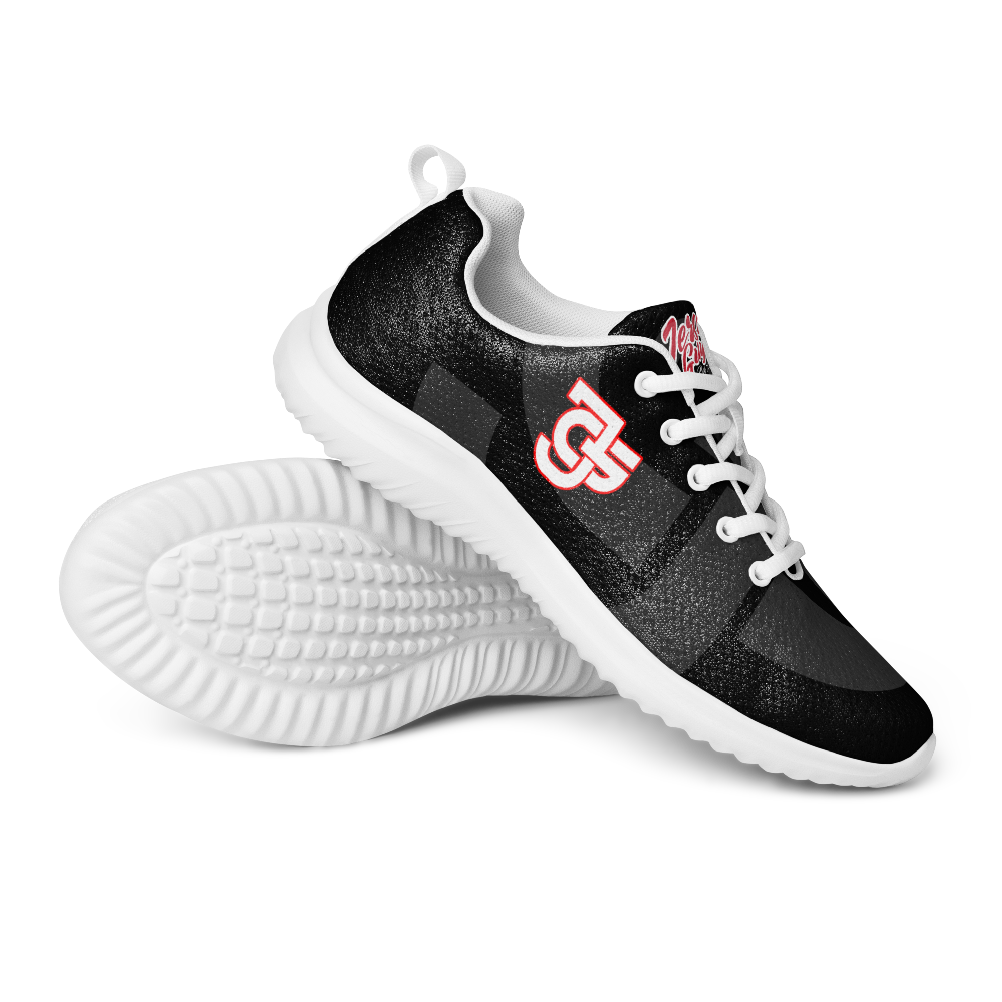 JG Cornhole Shoes - Black Monogram