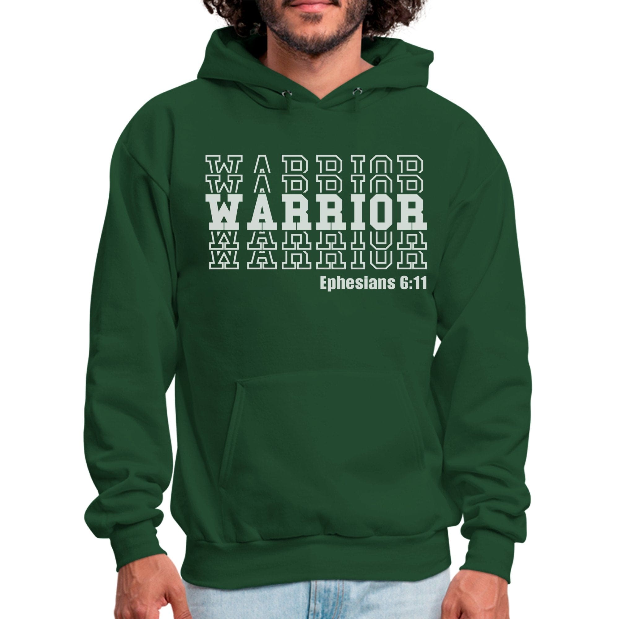 Mens Graphic Hoodie - Warrior
