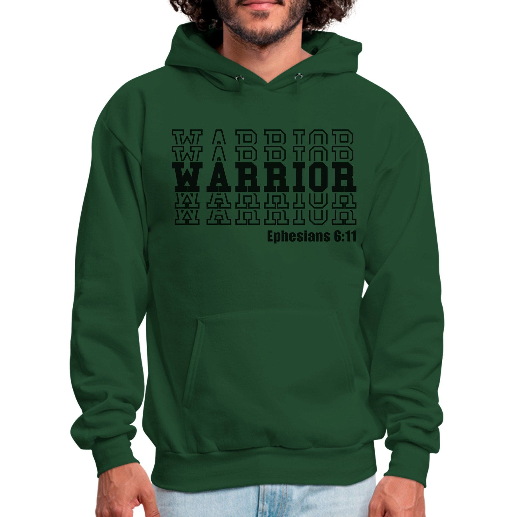 Mens Graphic Hoodie - Warrior