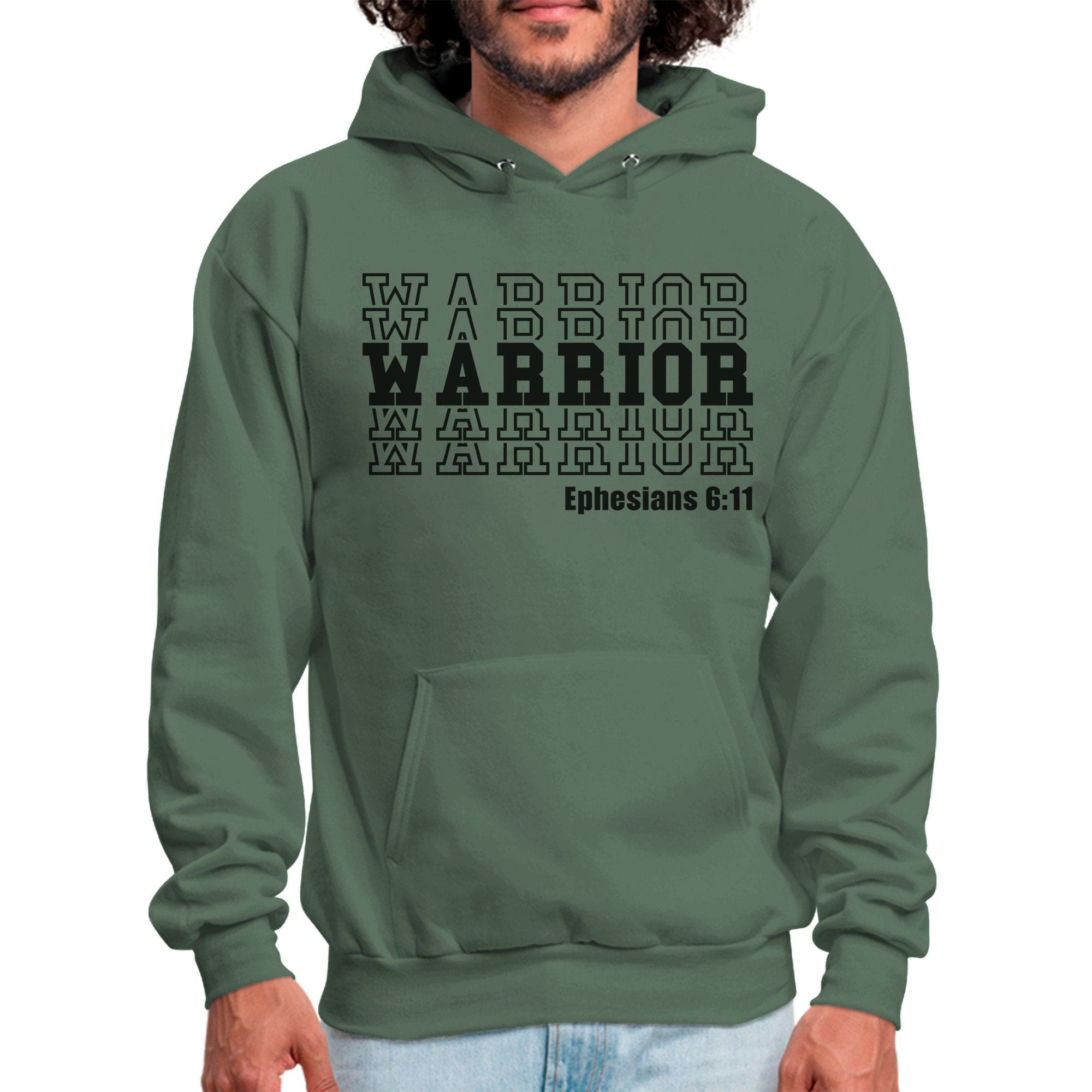 Mens Graphic Hoodie - Warrior