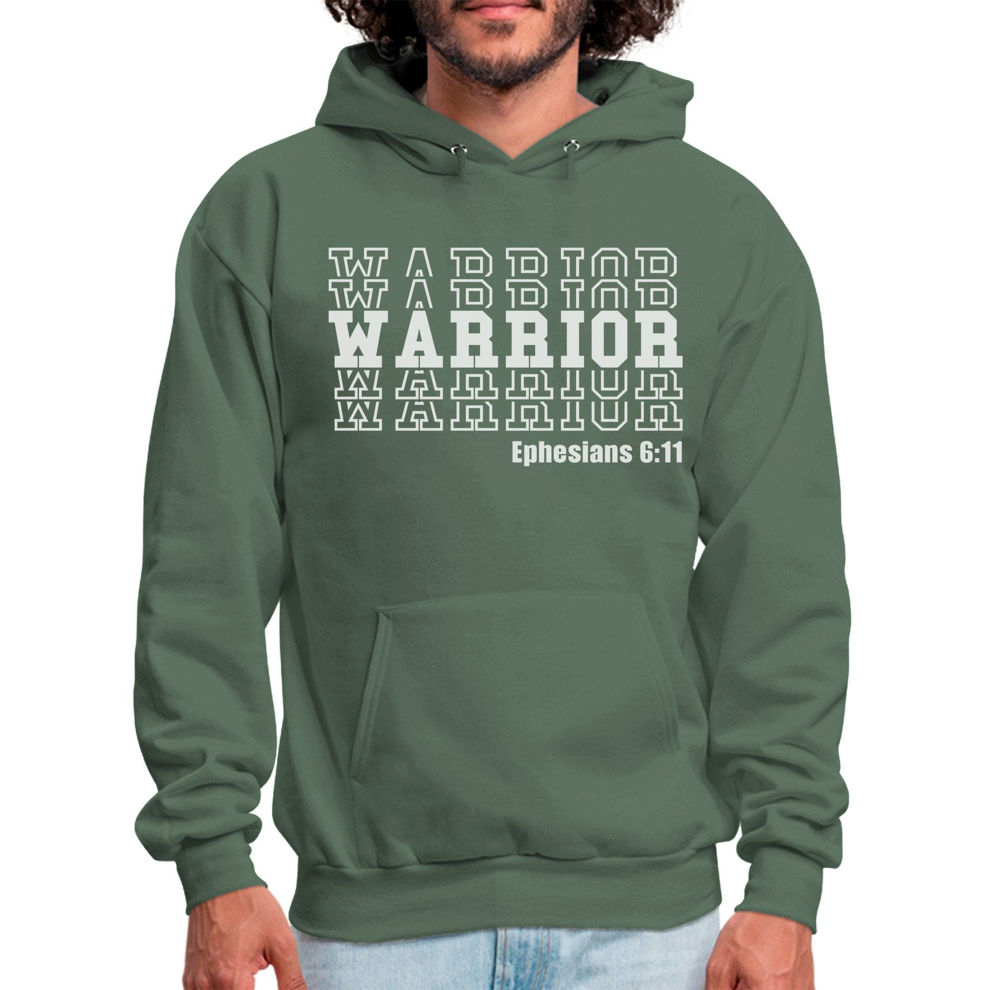 Mens Graphic Hoodie - Warrior