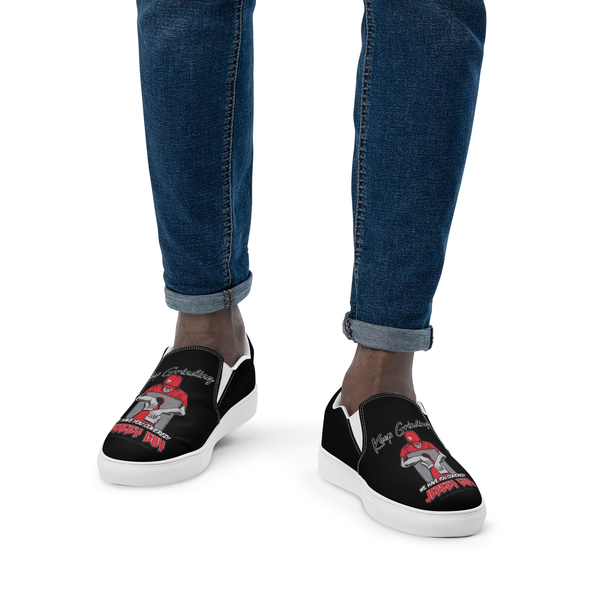 JG Keep Grinding Slip Ons