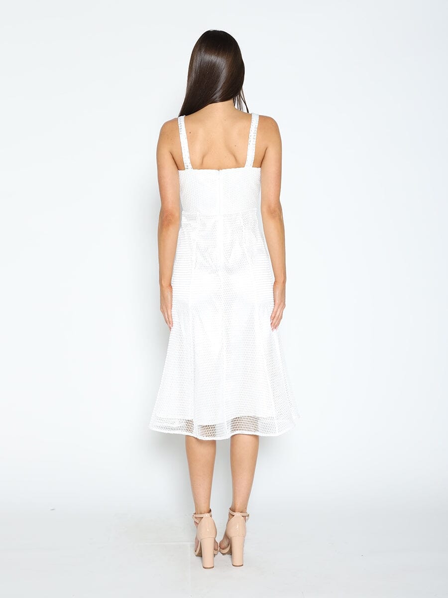 Mesh Sleeveless Mermaid Bodycon Dress