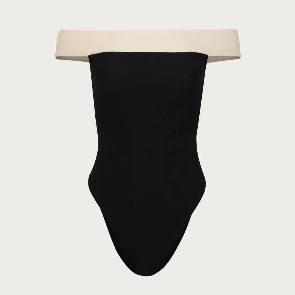 Midsummer Off Shoulder One Piece Swimsuit