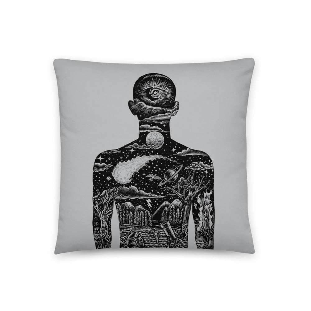 Space Man - Throw Pillow
