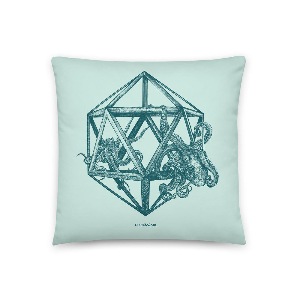 Icosahedron - Throw Pillow