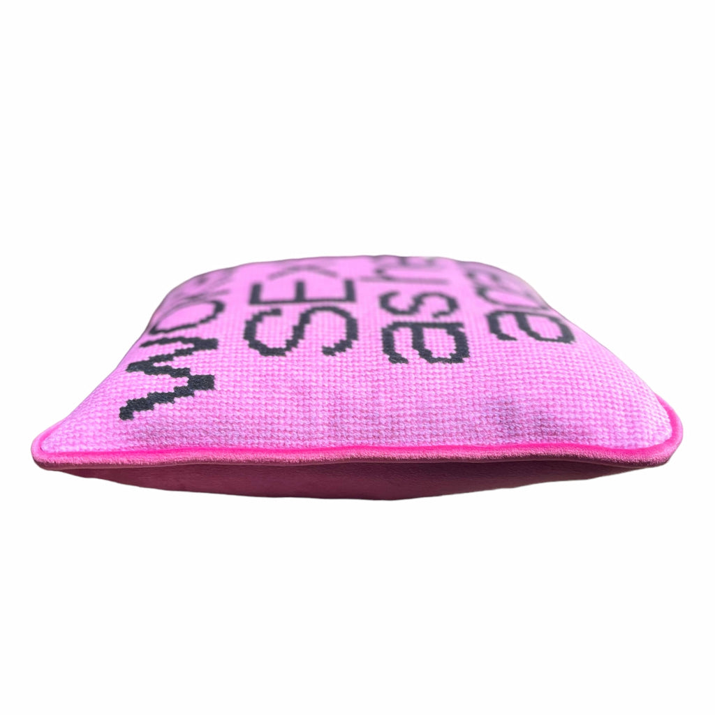 made-to-order pink on pink velvet WOKE UP SEXY AS HELL AGAIN