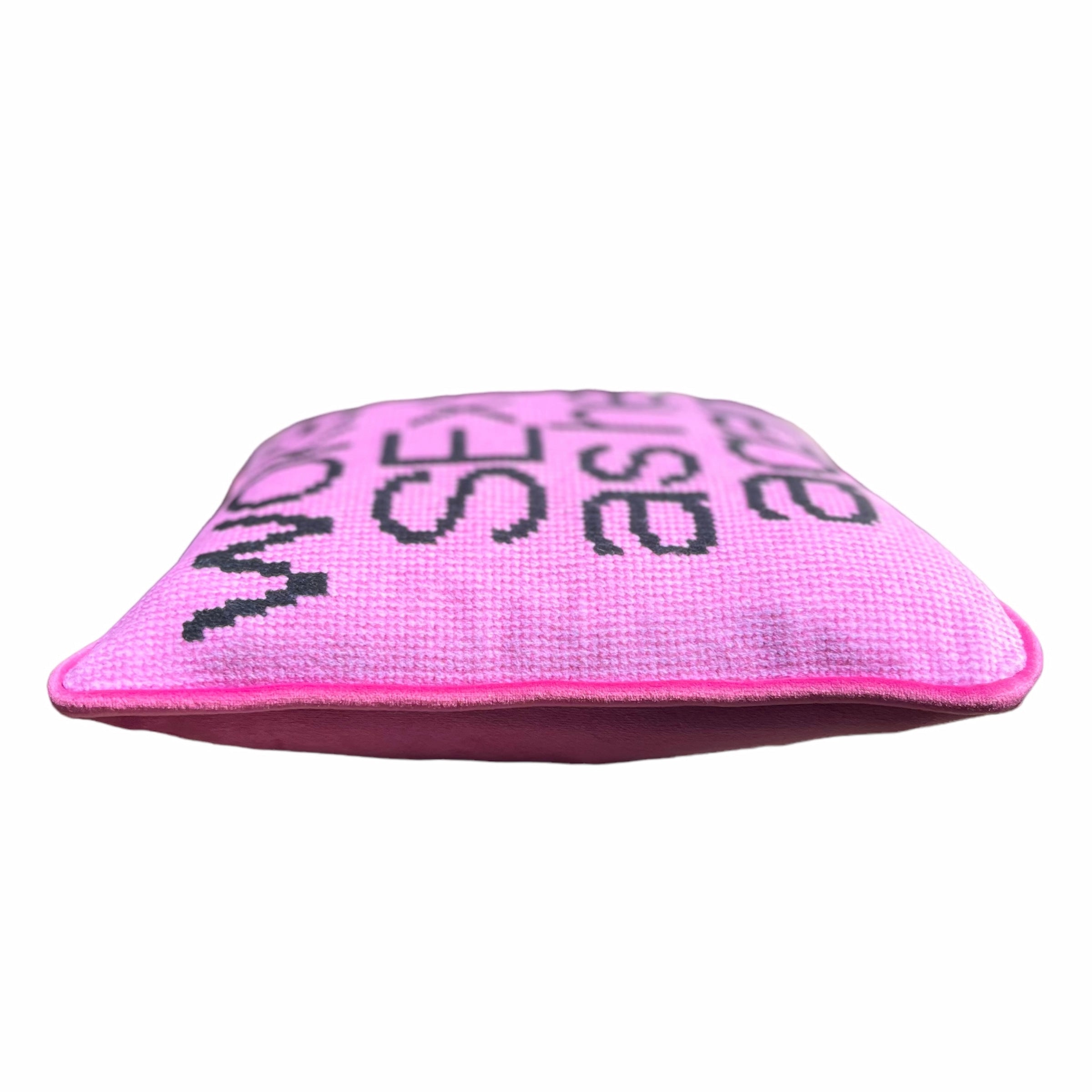 made-to-order pink on pink velvet WOKE UP SEXY AS HELL AGAIN