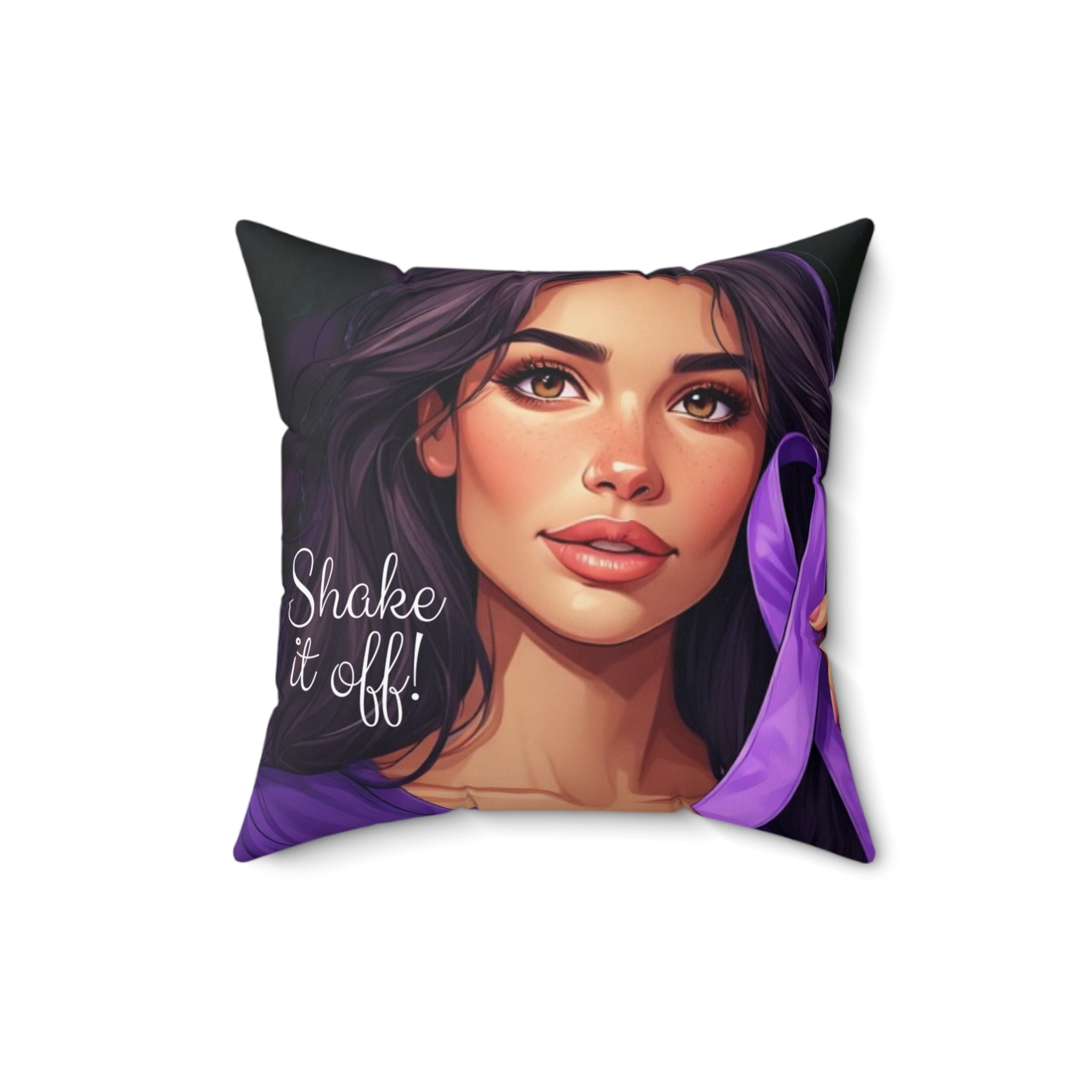 Motivational Shake It Off Decorative Pillow, Home Decor
