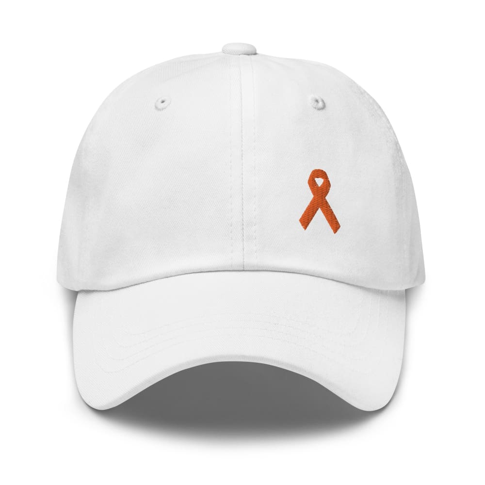 MS Awareness Dad Hat with Orange Ribbon