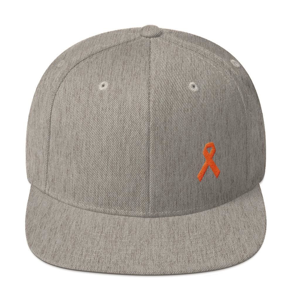 MS Awareness Flat Brim Snapback Hat