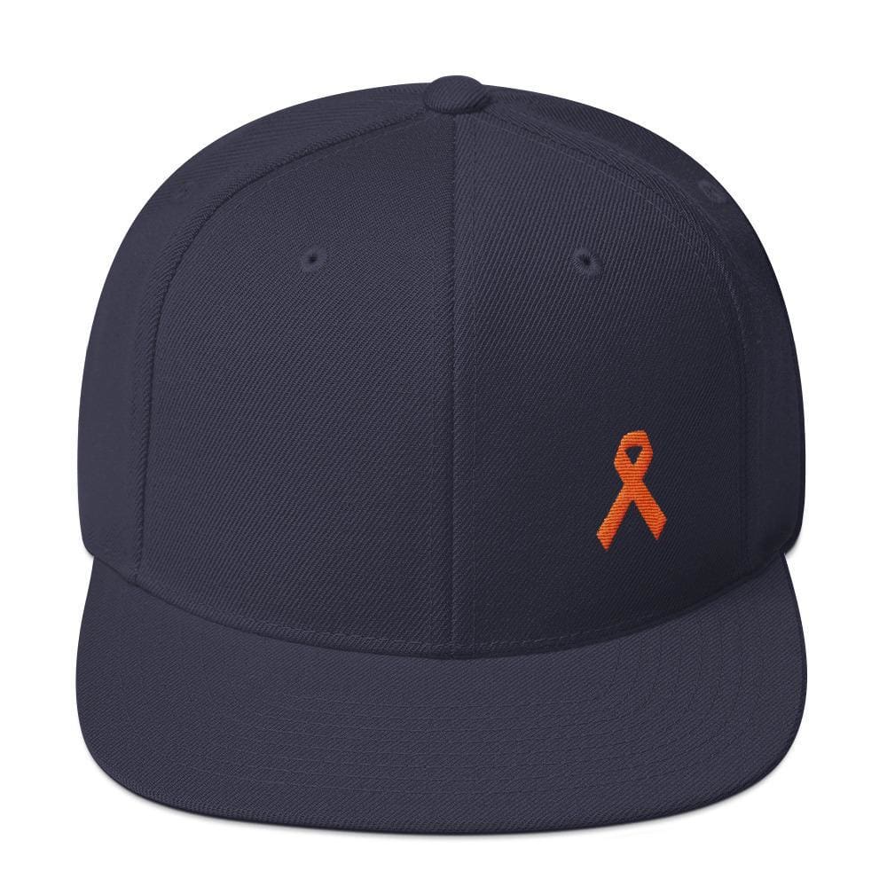 MS Awareness Flat Brim Snapback Hat