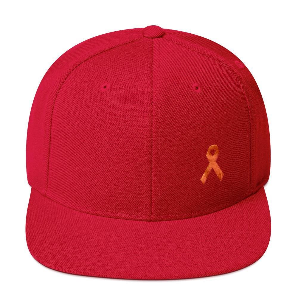 MS Awareness Flat Brim Snapback Hat