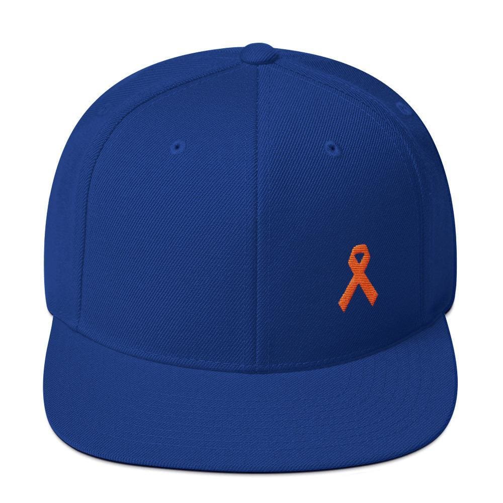 MS Awareness Flat Brim Snapback Hat